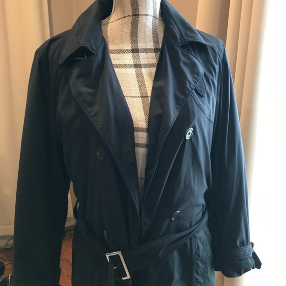Jil Sander Women's Navy Trench Coat - Picture 1 of 10